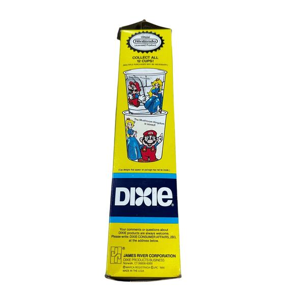 NES Super Mario Bros. Dixie Cups 5 oz Kitchen Cups Open Box 96 of 100 Cups - Picture 4 of 7